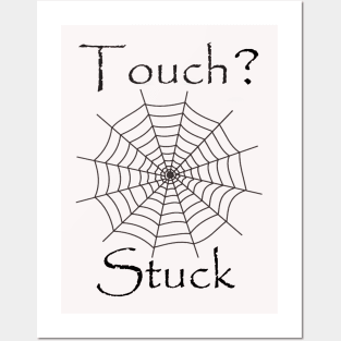 spider funny webs Posters and Art